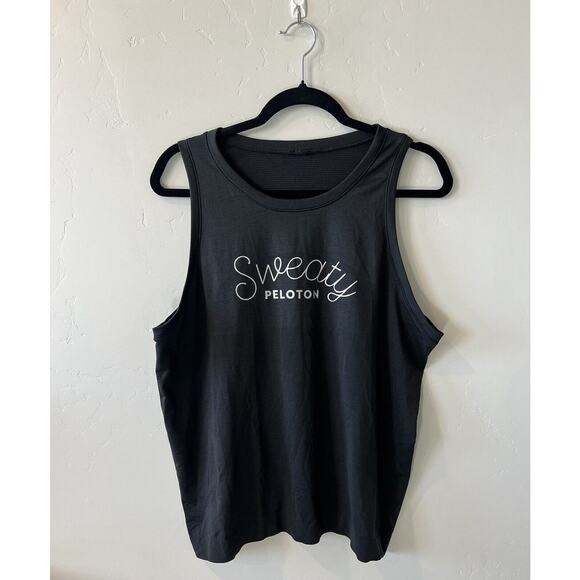 Lululemon Women’s Tank Sweaty Peloton Swiftly Breathe Muscle Shirt Sz M/L - Picture 2 of 5